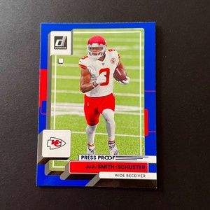 JuJu Smith-Schuster: Kansas City Chiefs, Wide Receiver 2022 Panini Press Proof